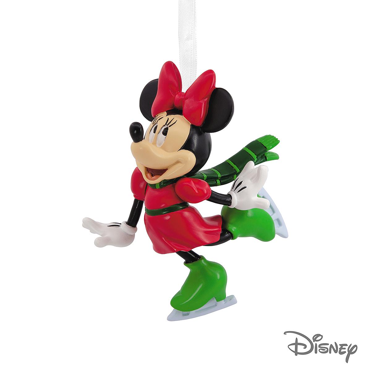 Minnie Mouse Skating Resin Ornament