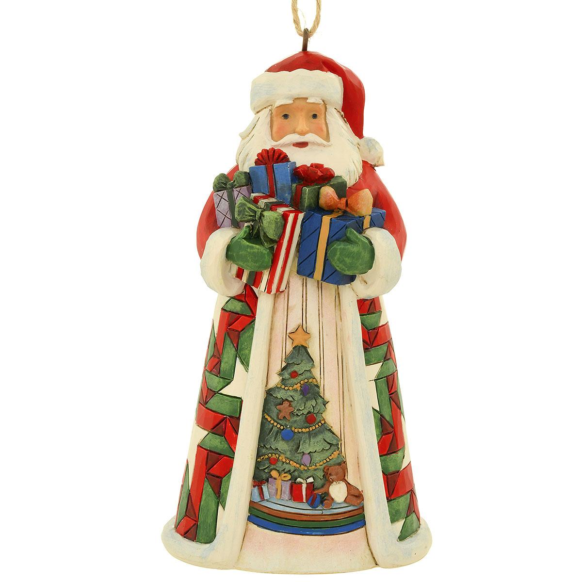 Jim Shore Santa With Gifts Ornament